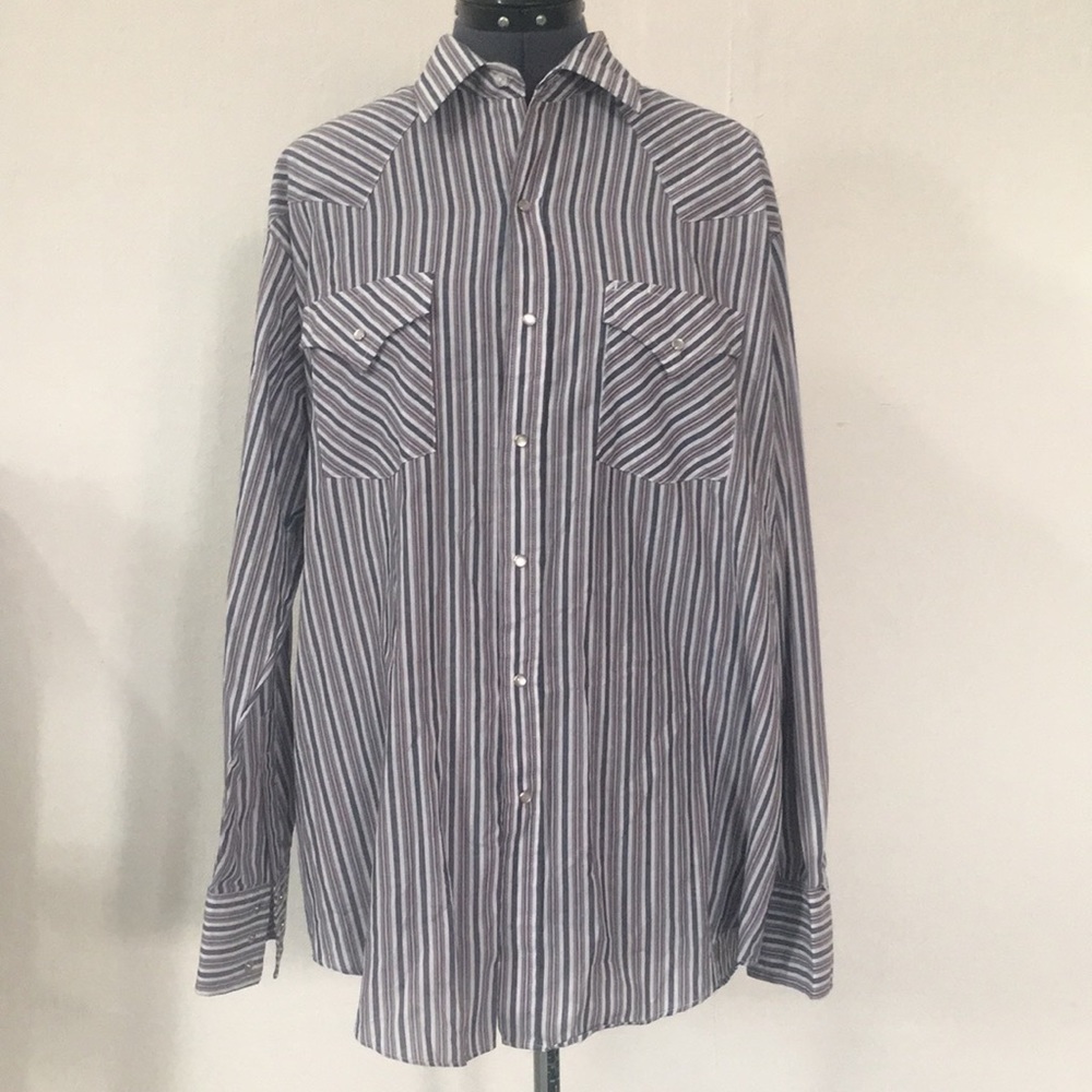 Plains western wear pearl snap